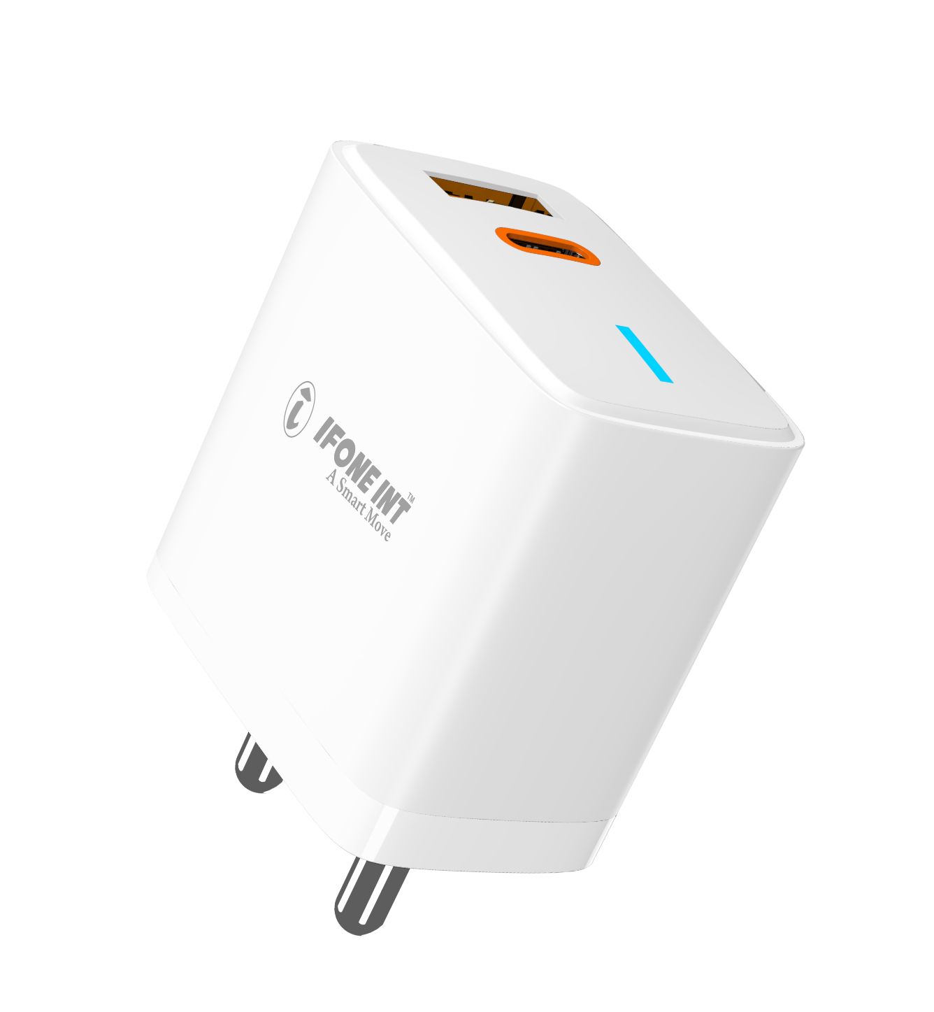 IFONE INT IF-605 65W PD and USB Super VOOC Fast Charging Adapter